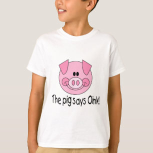 Pig Says Oink T-shirt