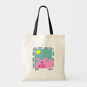 Pig Says Oink T-shirts en Gifts Tote Bag