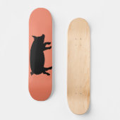 Pig Silhouette Skateboard (Voorkant)