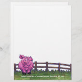 Pig Stationery Briefhoofd (Voorkant / Achterkant)