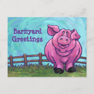 Pig Stationery Briefkaart