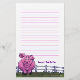 Pig Stationery Briefpapier