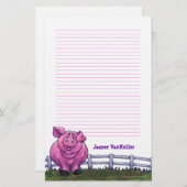 Pig Stationery Briefpapier (Voorkant / Achterkant)