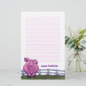Pig Stationery Briefpapier (Staand voorkant)