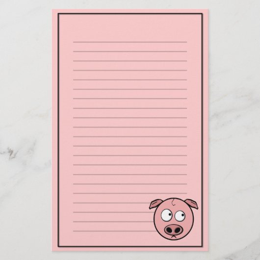 Pig Stationery Briefpapier (Voorkant)