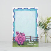 Pig Stationery Briefpapier (Staand voorkant)