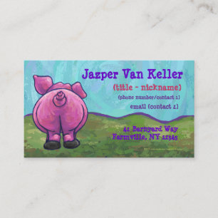 Pig Stationery Visitekaartje