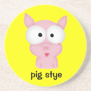 Pig Stye-Onderzetter Zandsteen Onderzetter