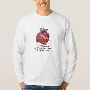 Pig Valve Heart Haiku Art Cotton Shirt - Kevin She