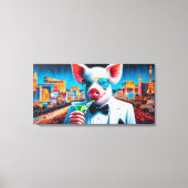 PIG-VEGAS NACHTLEVEN 2 CANVAS AFDRUK (Voorkant)