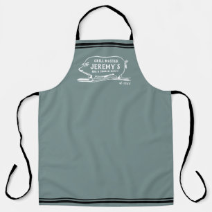 Pig Vintage pour mâle BBQ pour mâle - Tablier de g