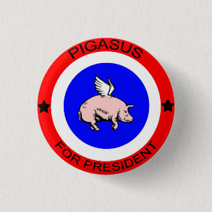 Pigasus voor de Button van de President
