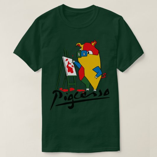 Pigcasso door Tobe Fonseca T-shirt (Design voorkant)