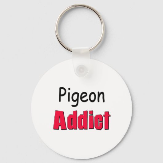 Pigeon Addict Sleutelhanger (Voorkant)