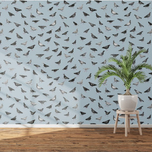 Pigeon Bird Behang