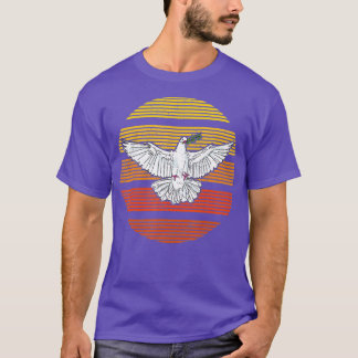Pigeon Bird Lover Gift Retro Pigeon T-shirt