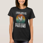 Pigeon Bird Owner Retro Pigeon Breeding T-shirt (Voorkant)
