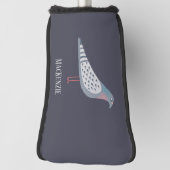 Pigeon Bird Personalized Golfheadcover (Draai 90)