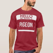 Pigeon Costume Funny Easy Last Minute Halloween T-shirt (Voorkant)