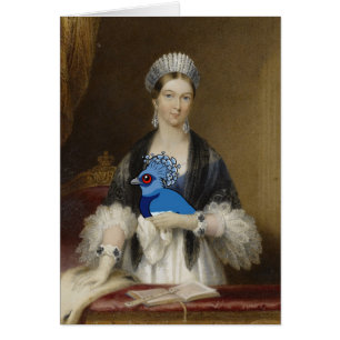 Pigeon couronné par Victoria de la Reine