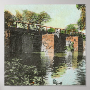 Pigeon Creek Aqueduct in Parkerford PA Poster
