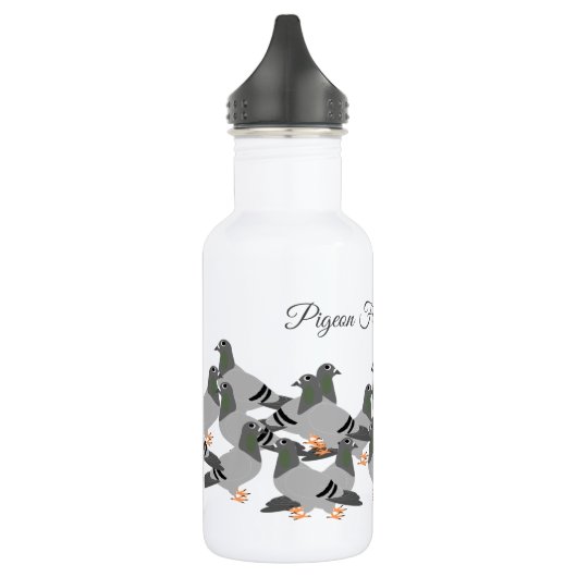 Pigeon Design Bouteille en acier inoxydable (Gauche)