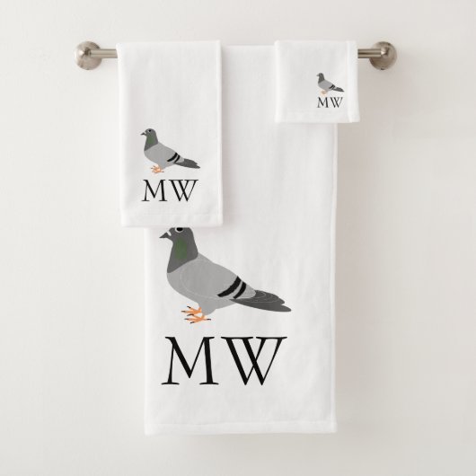 Pigeon Design Monogrammé (En situation)