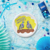 Pigeon fancier borden papieren bordje (Feest)