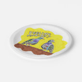 Pigeon fancier borden papieren bordje (Gekanteld)