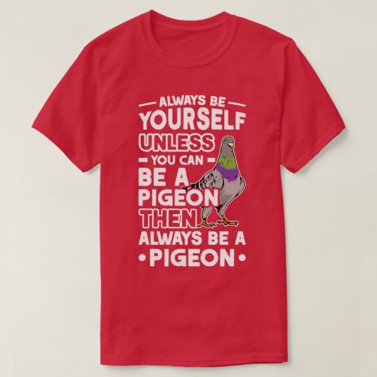 Pigeon Fancier Gift Carrier 2 T-shirt (Design voorkant)