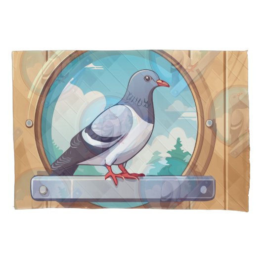 Pigeon Fancier Kussensloop (Voorkant)
