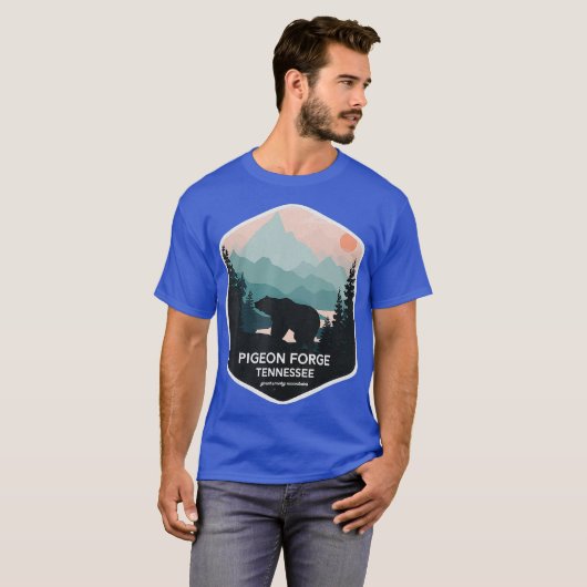 Pigeon Forge Great Smoky Mountains Tennessee T-shirt (Voorkant volledig)