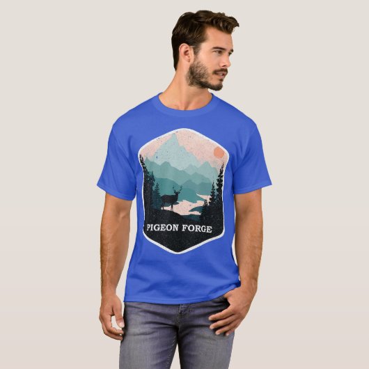Pigeon Forge Souvenir Great Smoky Mountains TN T-shirt (Voorkant volledig)