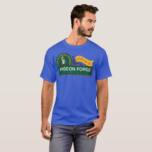 Pigeon Forge Tennessee Great Smoky Mountains T-shirt (Voorkant volledig)
