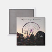 Pigeon Forge Tennessee - The Island Magnet  (Recto/Verso)