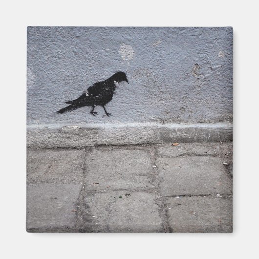 Pigeon Graffiti Magnet (Devant)