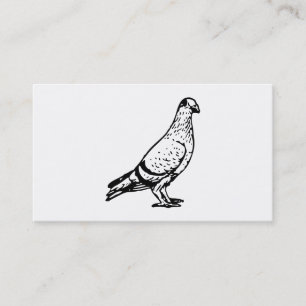 Pigeon Illustration Visitekaartje