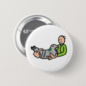 Pigeon Keeping Ronde Button 5,7 Cm (Voorkant /achterkant)