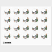 Pigeon Keeping Ronde Sticker (Vel)