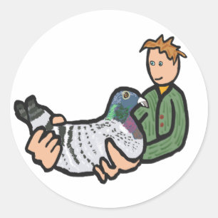 Pigeon Keeping Ronde Sticker