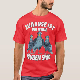 Pigeon kweker Pigeon fan carrier p T-shirt