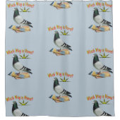 Pigeon Lost Douche Rideau (Devant)