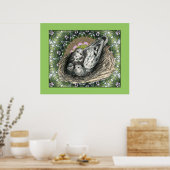 Pigeon Nest Poster (Keuken)