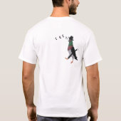 Pigeon Over Town Funny T-shirt (Achterkant)