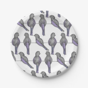 Pigeon Pals Print Papieren Bordje