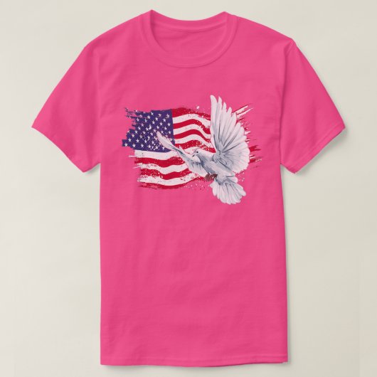 Pigeon Patriotic 2 T-shirt (Design voorkant)