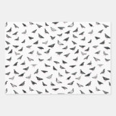 Pigeon Pattern Inpakpapier Vel (Voorkant 2)