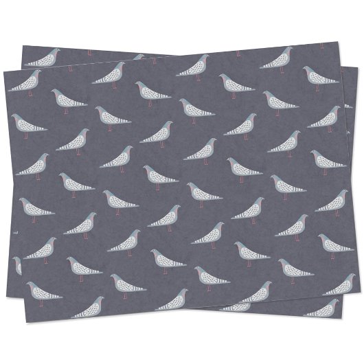 Pigeon Pattern Tissuepapier