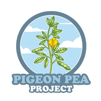 Pigeon Pea Project: Schouder Logo T-shirt