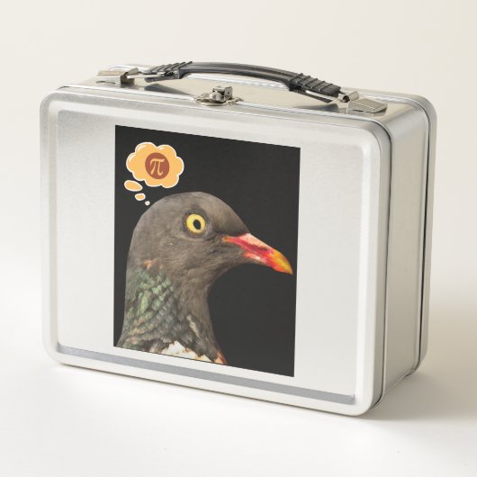 "Pigeon Pi" Bold Pigeon denkt aan Pi (Voorkant)